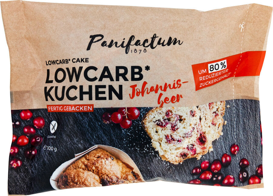 Lowcarb Johannisbeerkuchen 100 g