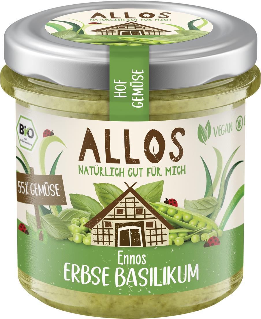 Hofgemüse Ennos Erbse Basilikum 135 g