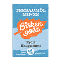 Xylit Kaugummi Teebaumöl-Minze Naturkaumasse 28 g