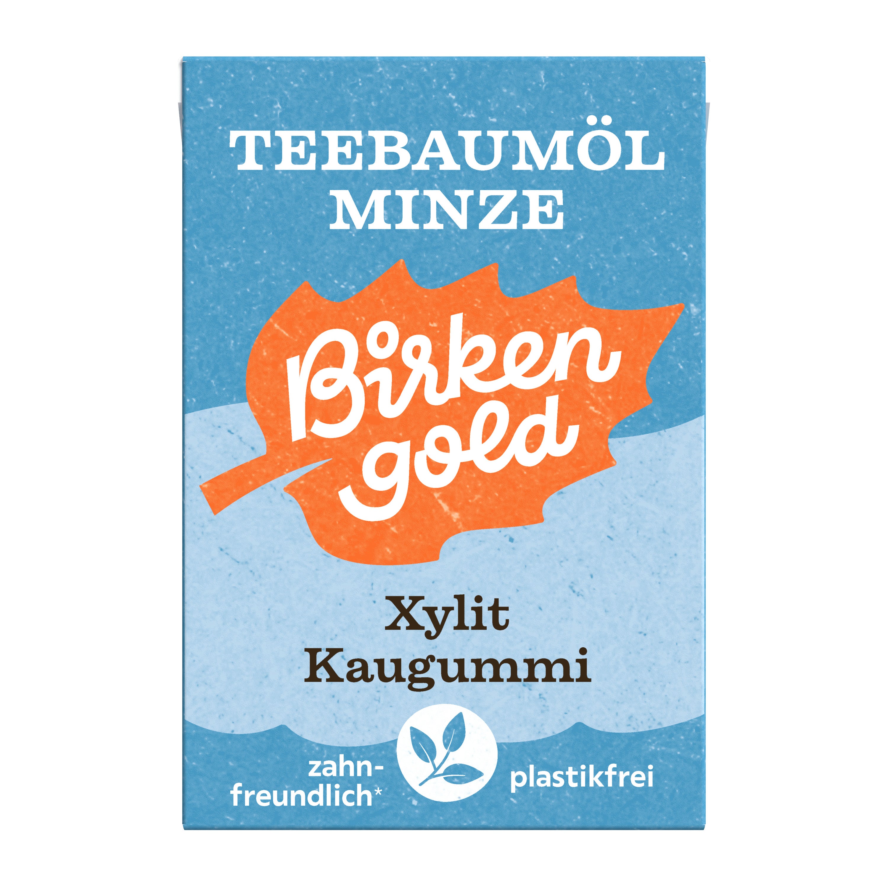 Xylit Kaugummi Teebaumöl-Minze Naturkaumasse 28 g