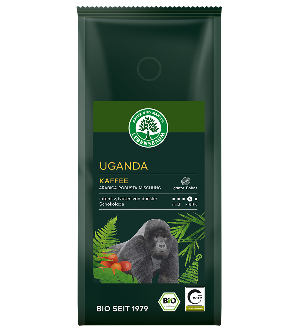 Uganda Kaffee ganze Bohne 250 g