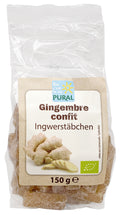 Ingwerstäbchen kandiert 150 g