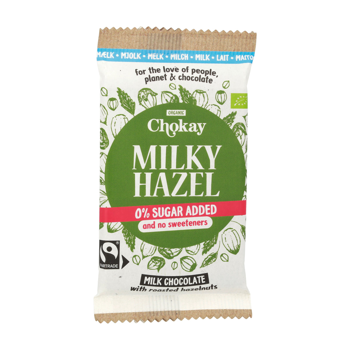 Milky Hazel VM-Schokolade 70 g