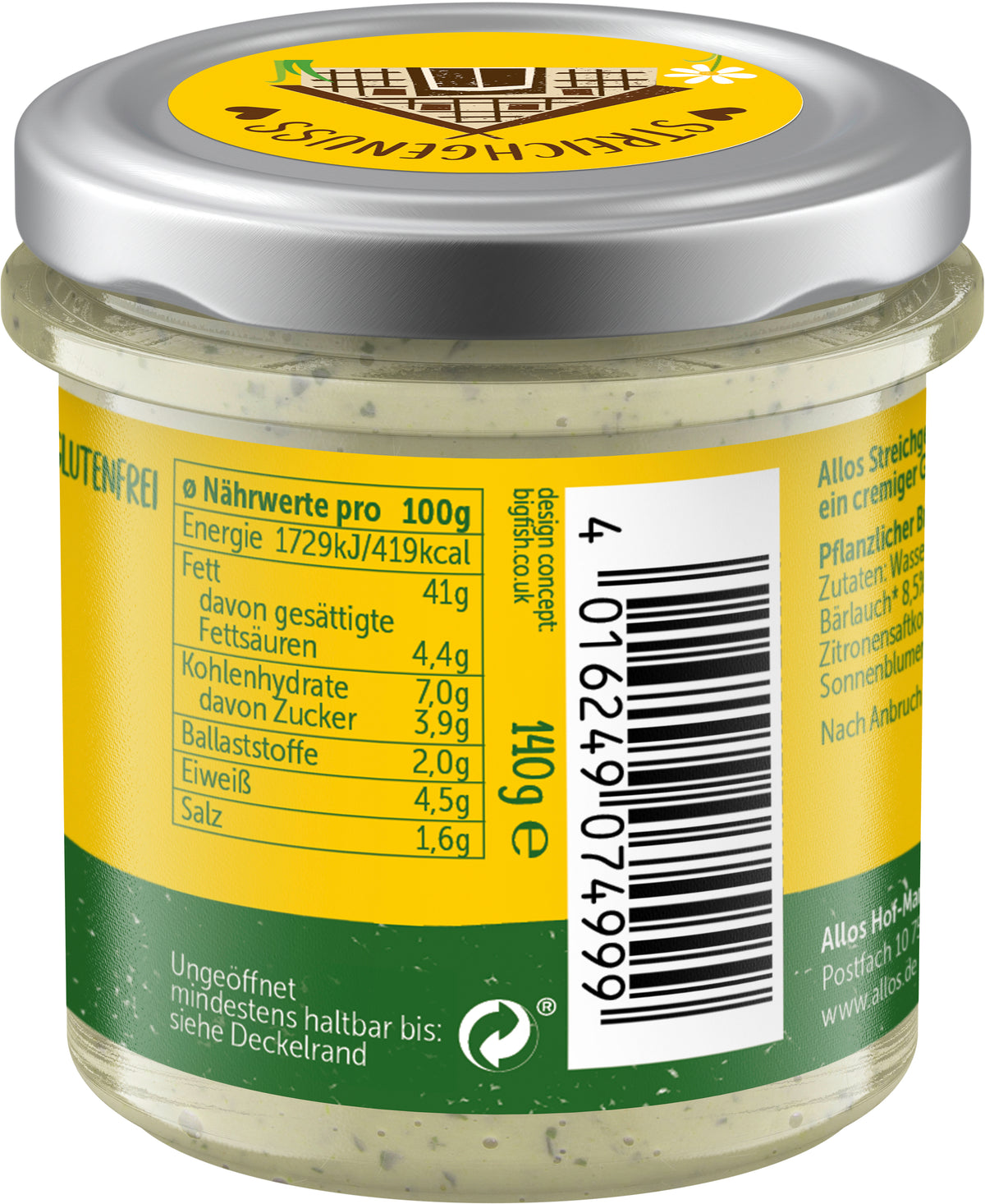 Streichgenuss Bärlauch 140 g