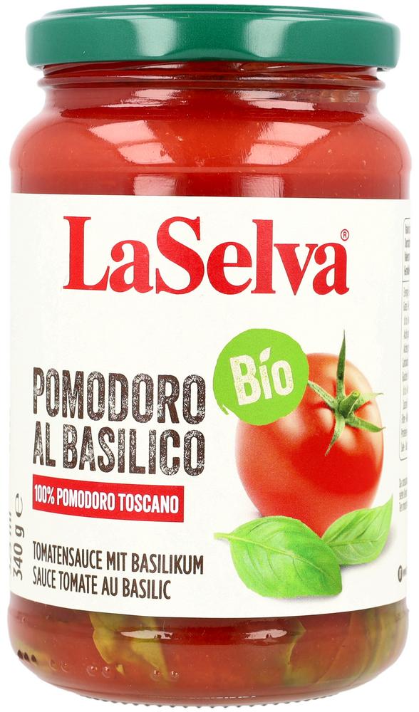 Tomate natur mit Basilikum Stücke 340 g