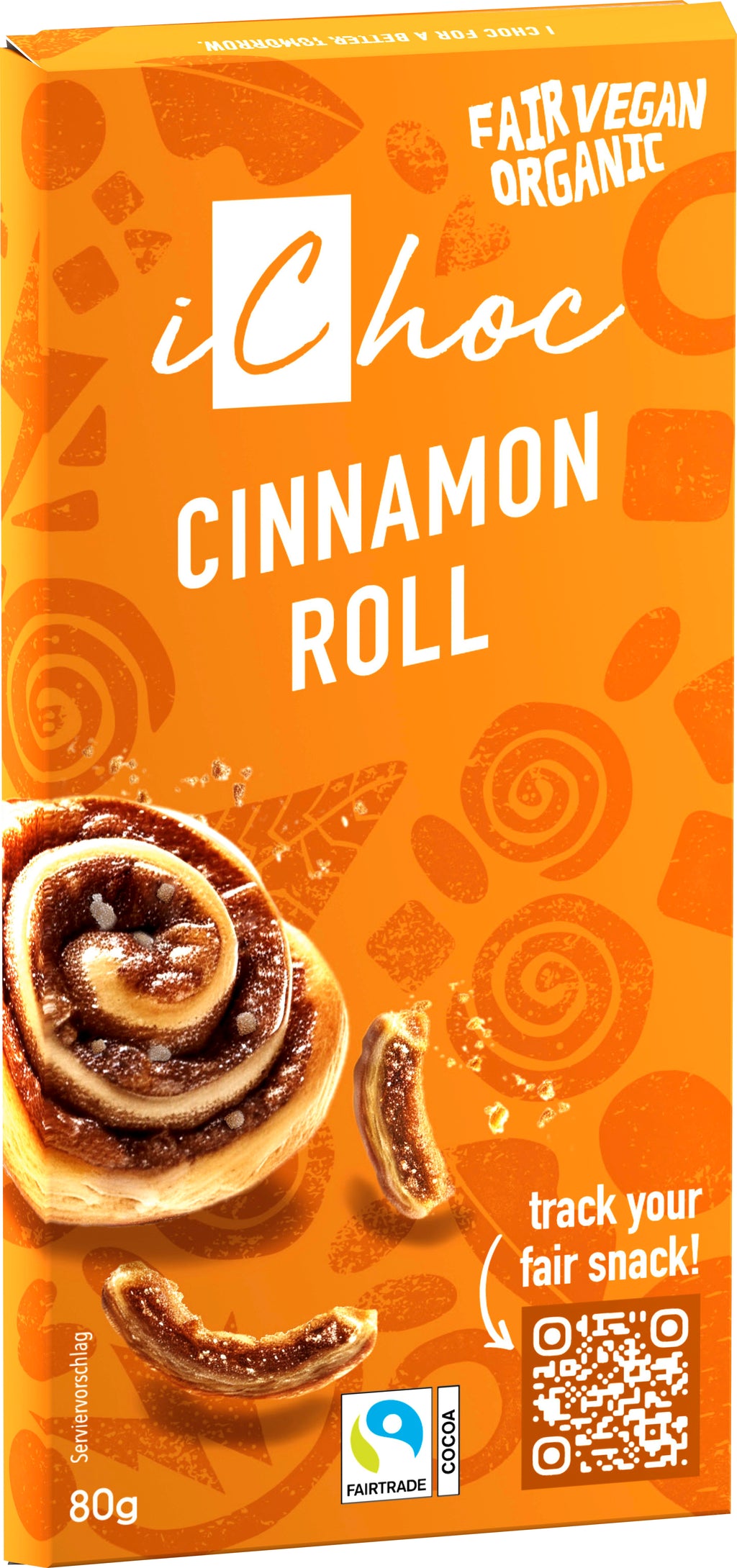 iChoc Cinnamon Roll Schokolade 80 g