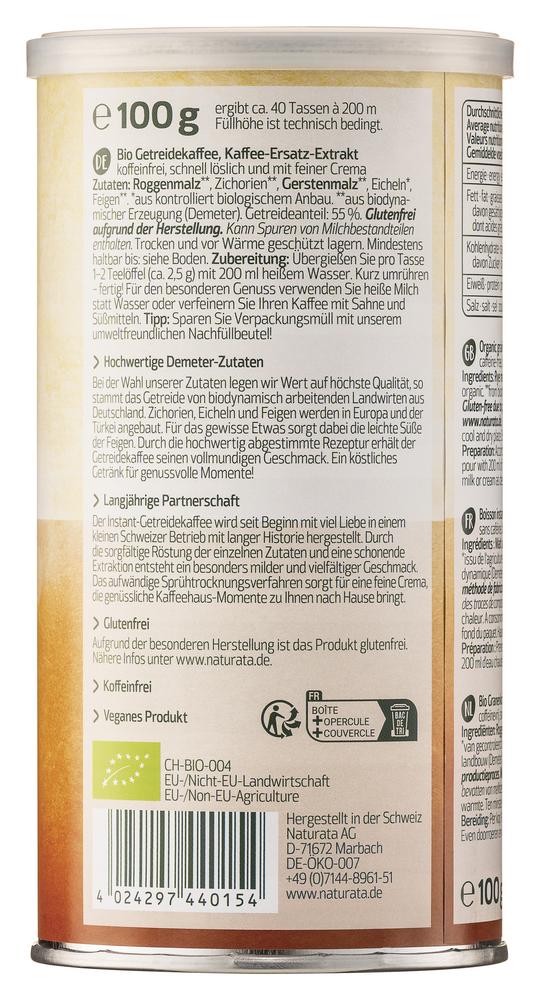 Getreidekaffee Instant demeter 100 g