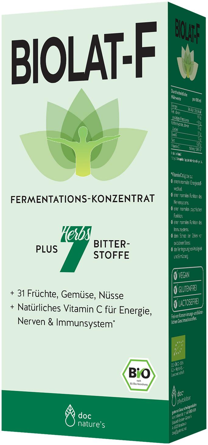 BIOLAT-F 7 Kräuter Fermentations-Konzentrat 250 ml