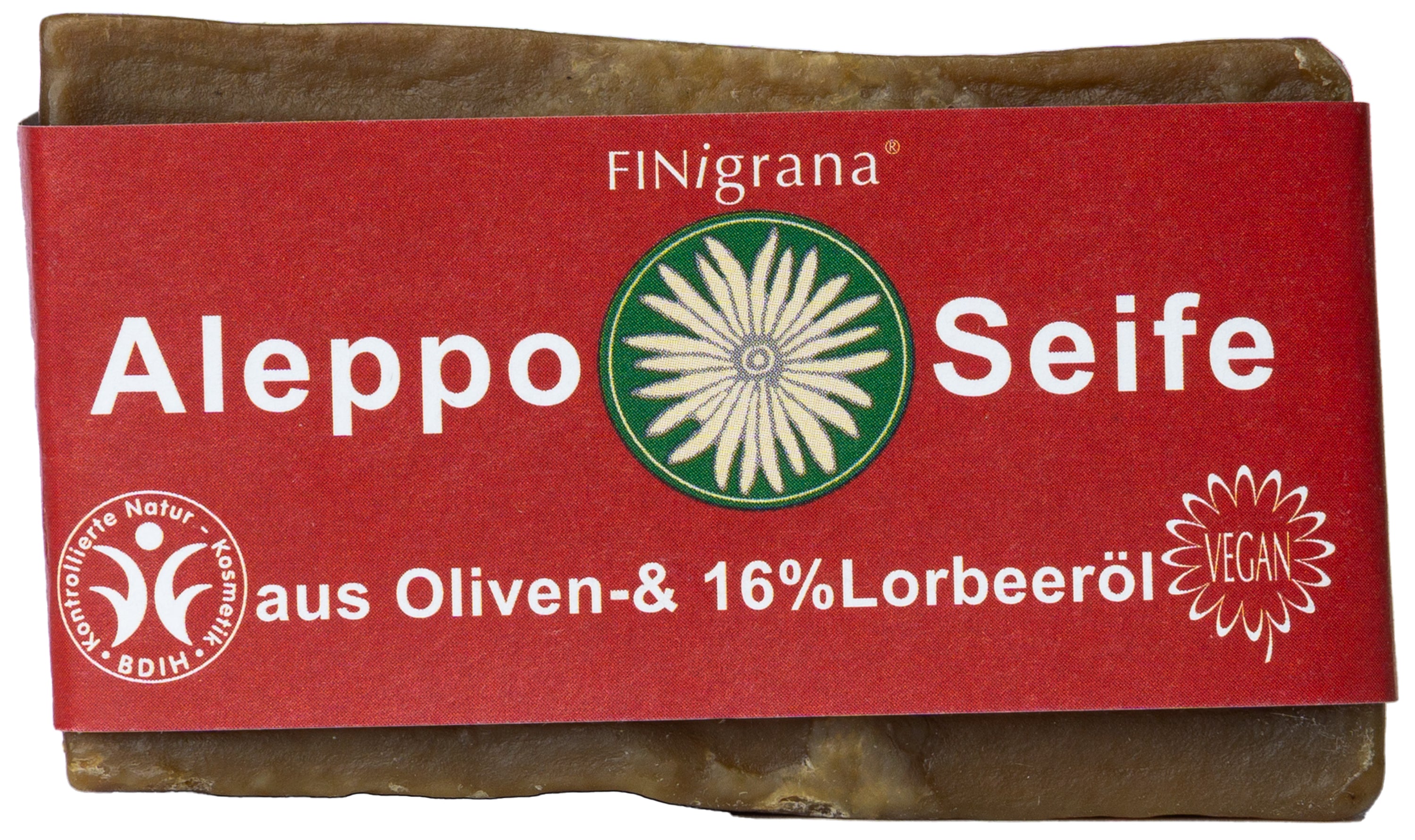 Aleppo Olivenseife mit 16% Lorbeeröl 180 g