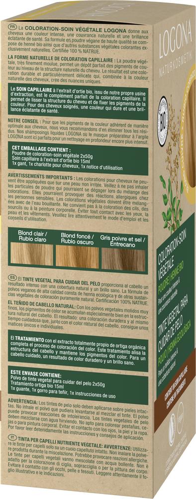 Pflegende Pflanzen-Haarfarbe Pulver 02 Kupferblond 100 g