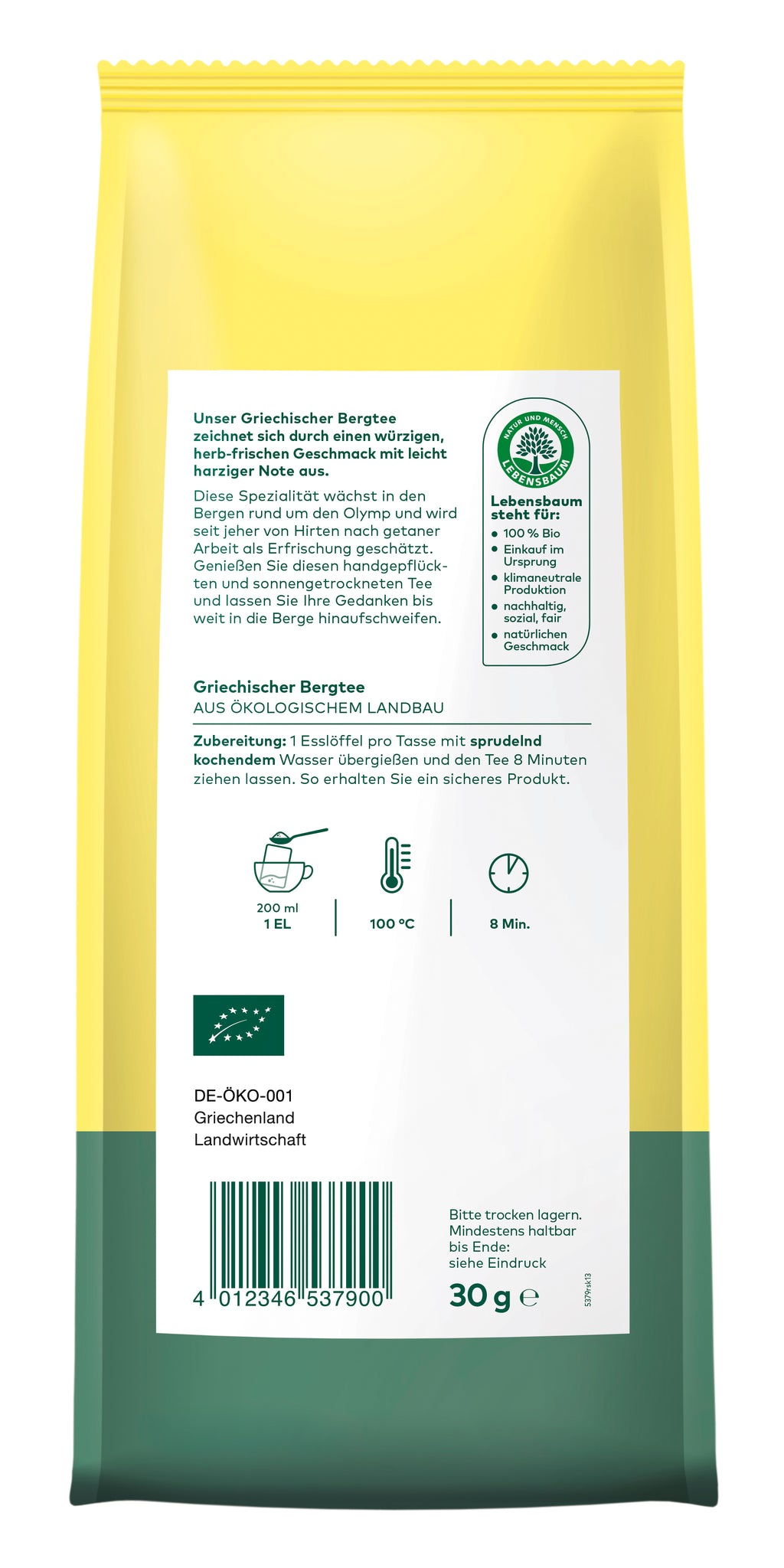 Bergtee  geschnitten 30 g
