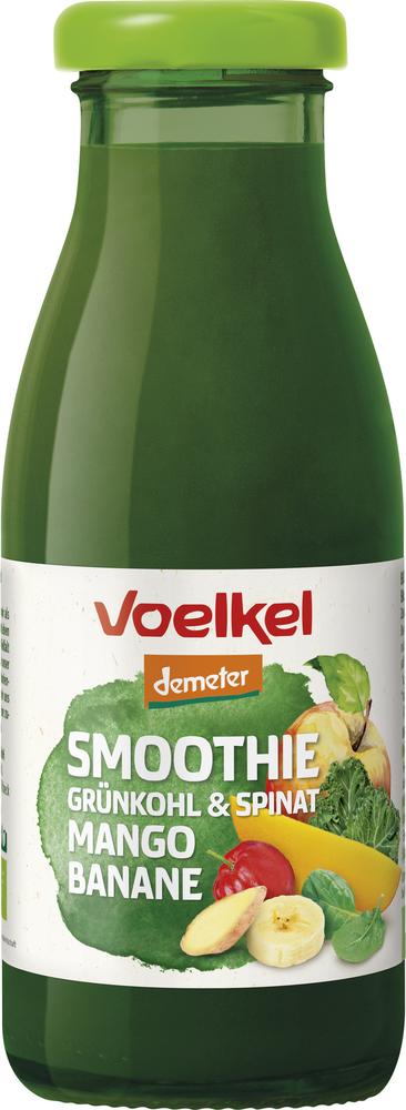Grüner Smoothie demeter Mango Grünkohl Spinat 250 ml