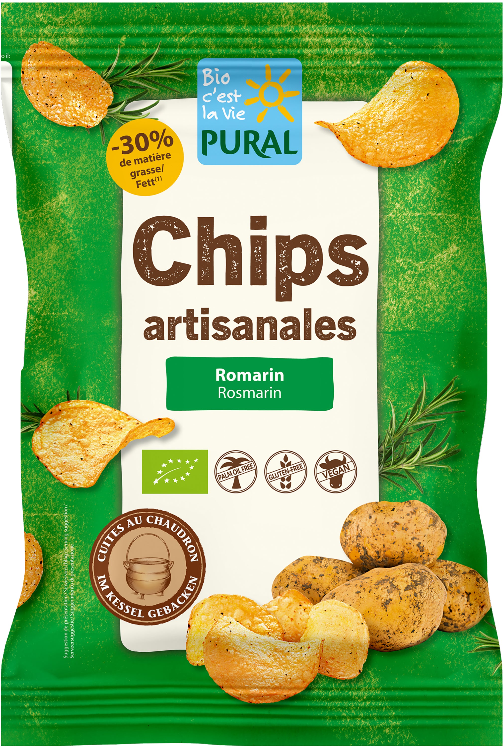 Kesselchips Rosmarin-Meersalz 120 g