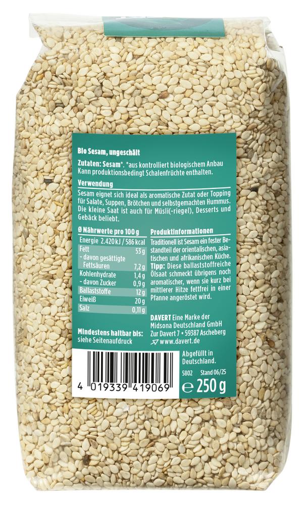 Sesam  ungeschält 250 g