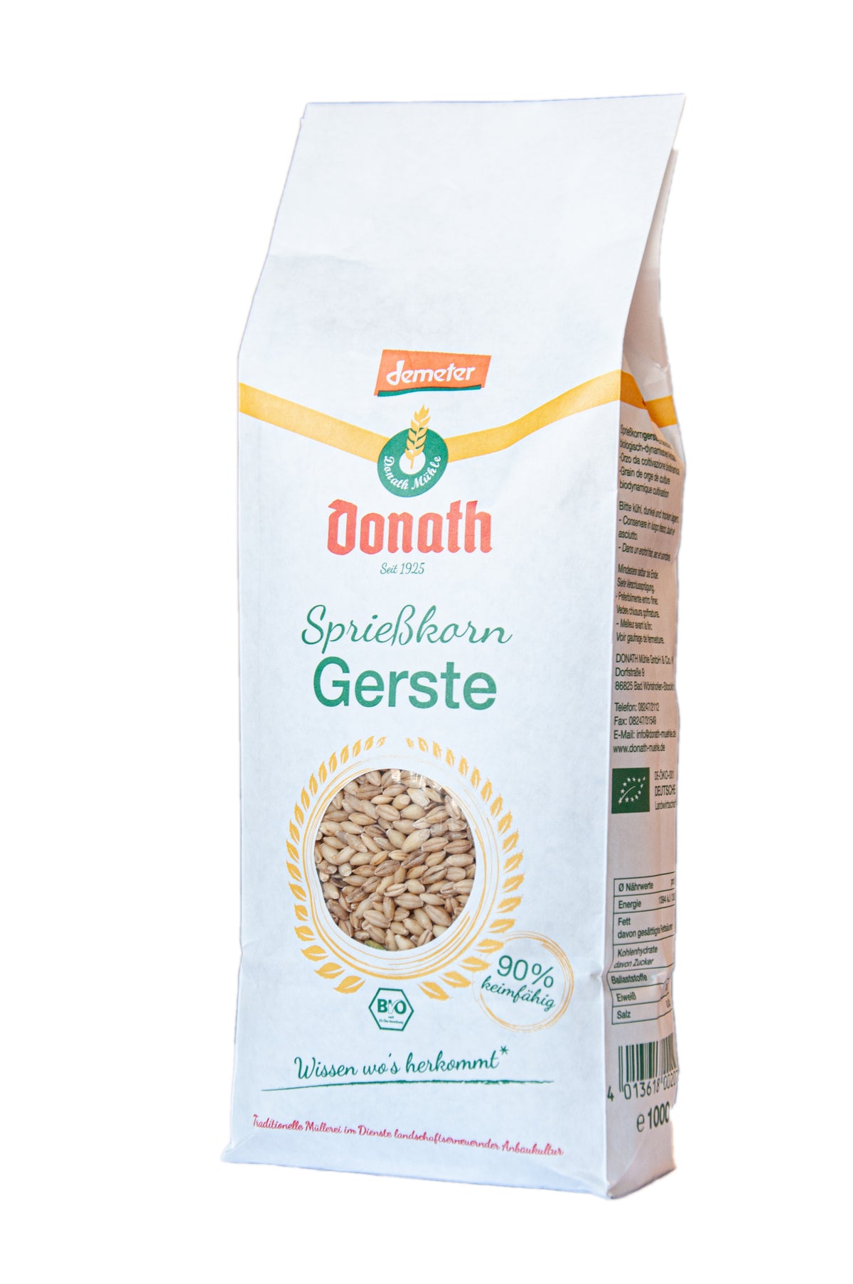 Sprießkorn-Gerste demeter 1 kg