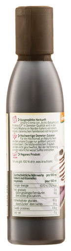 Crema di Balsamico  demeter 150 ml