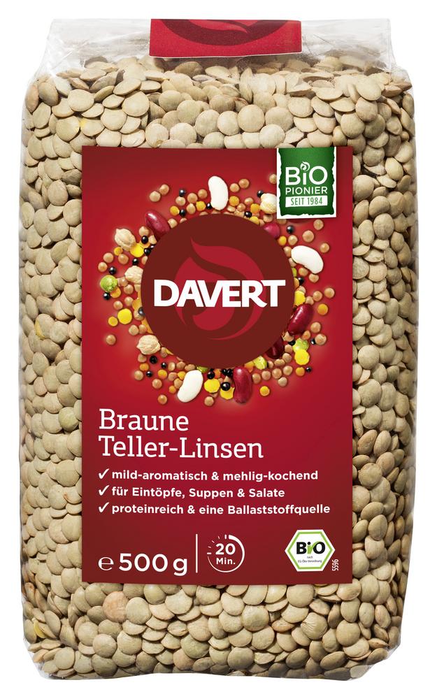 Braune Teller-Linsen 500 g