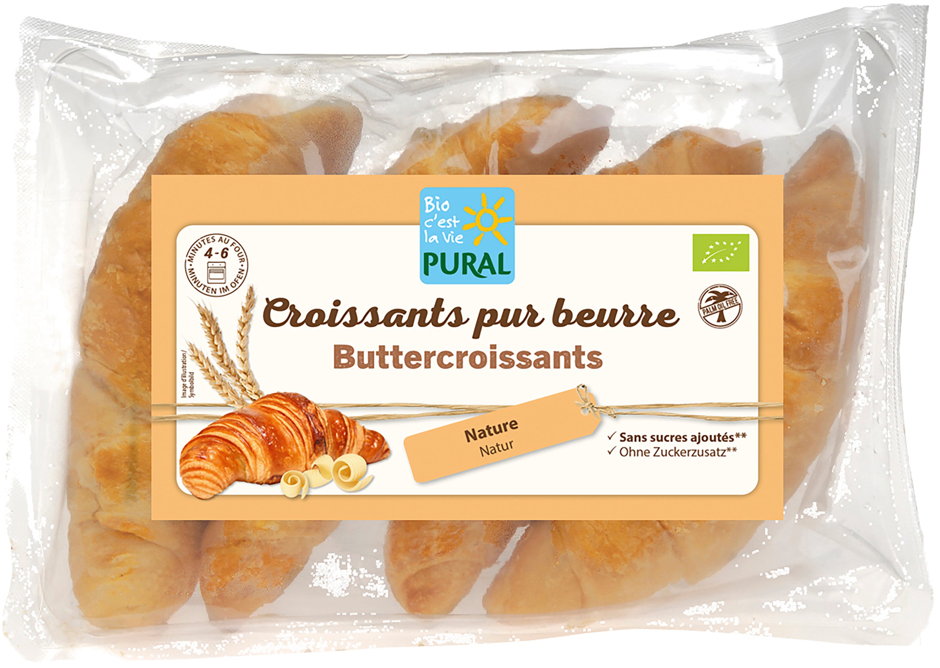 Buttercroissants zum Aufbacken 180 g