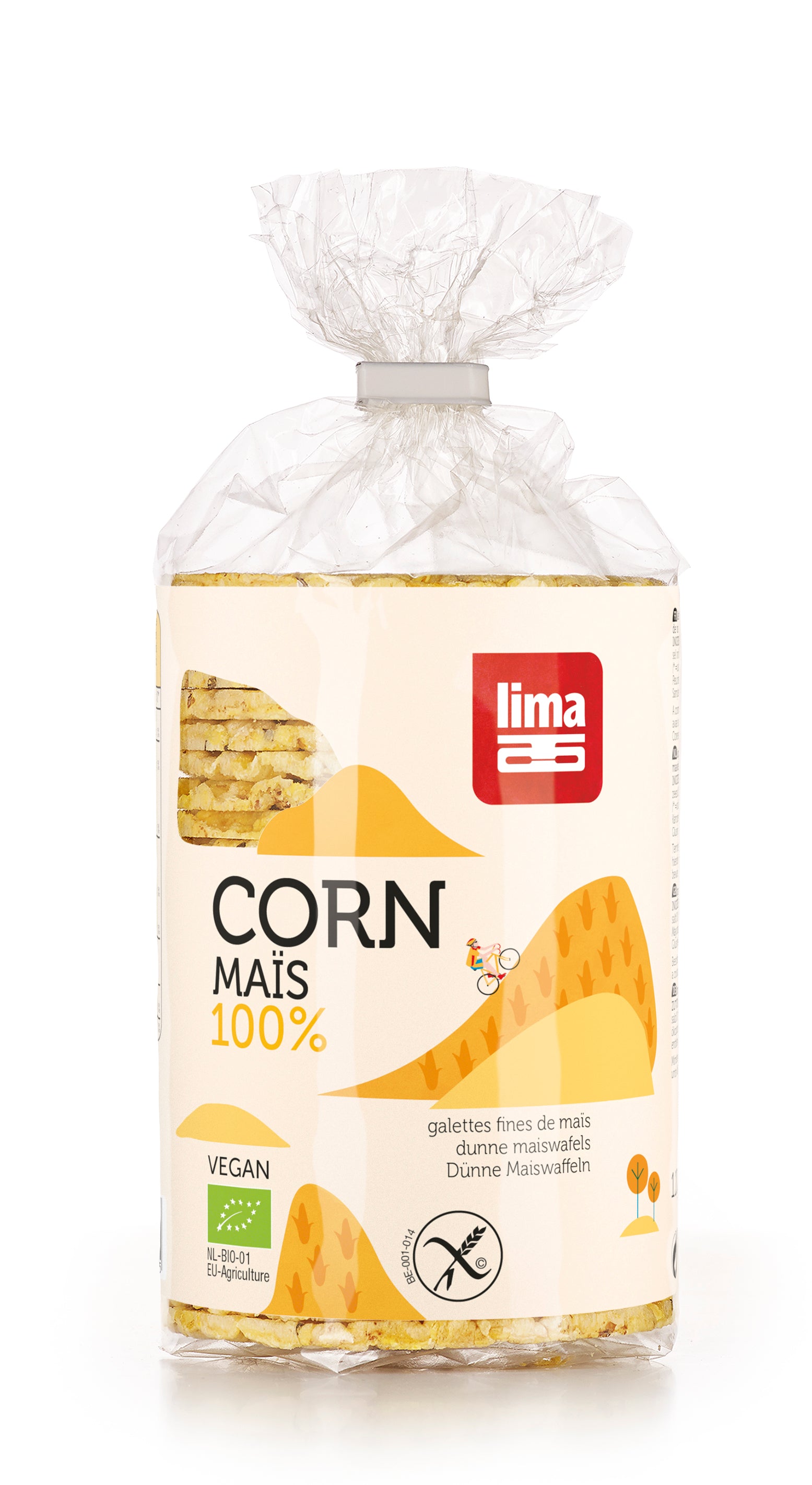 Maiswaffeln dünn - rund 120 g