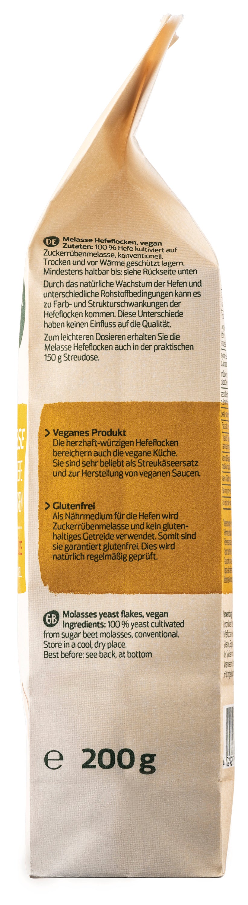 Melasse-Würzhefeflocken NFB 200 g