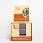 Seife mit Karité Butter Prune Pflaume 100 g