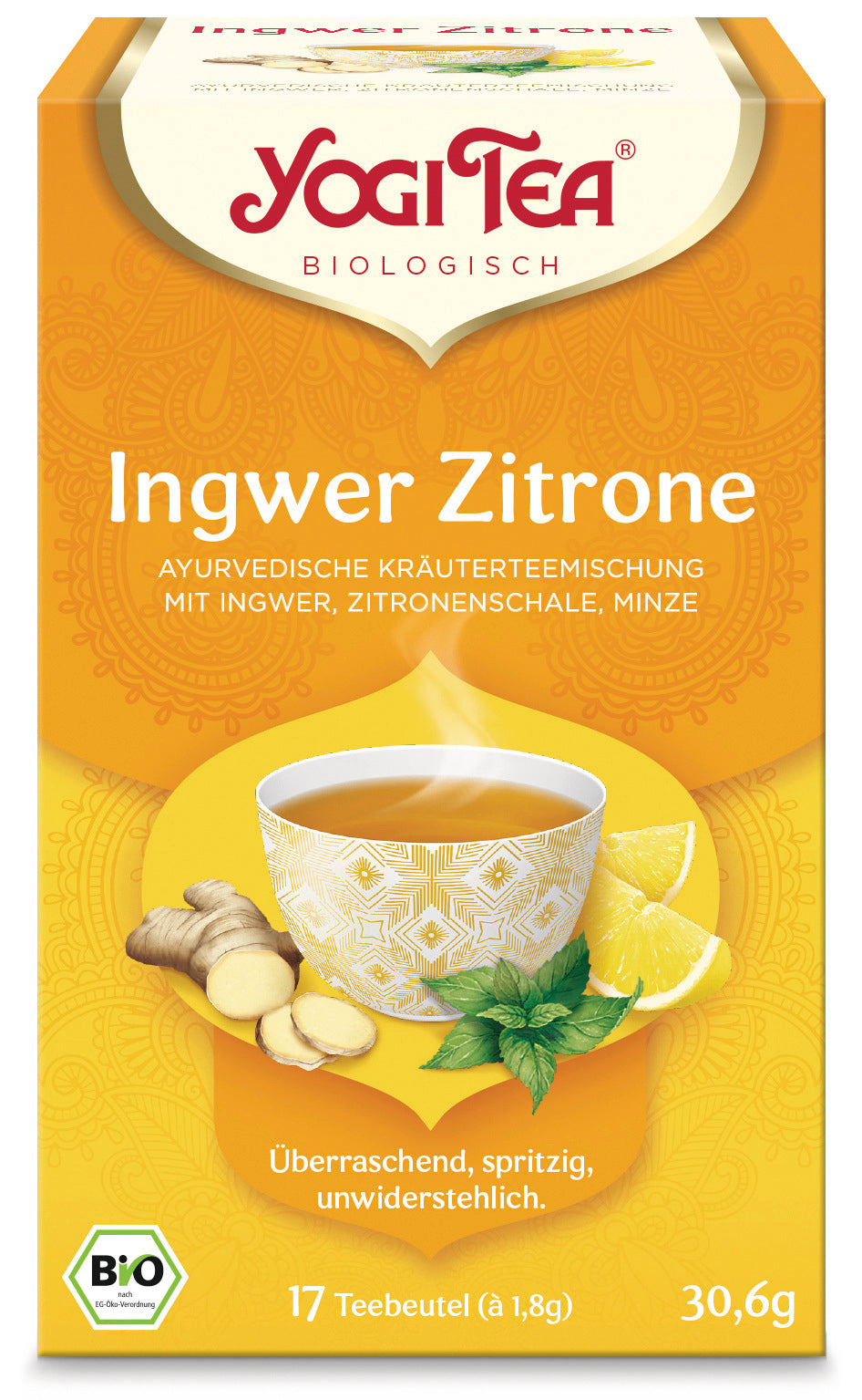 Ingwer-Zitrone Tee 17 Stk