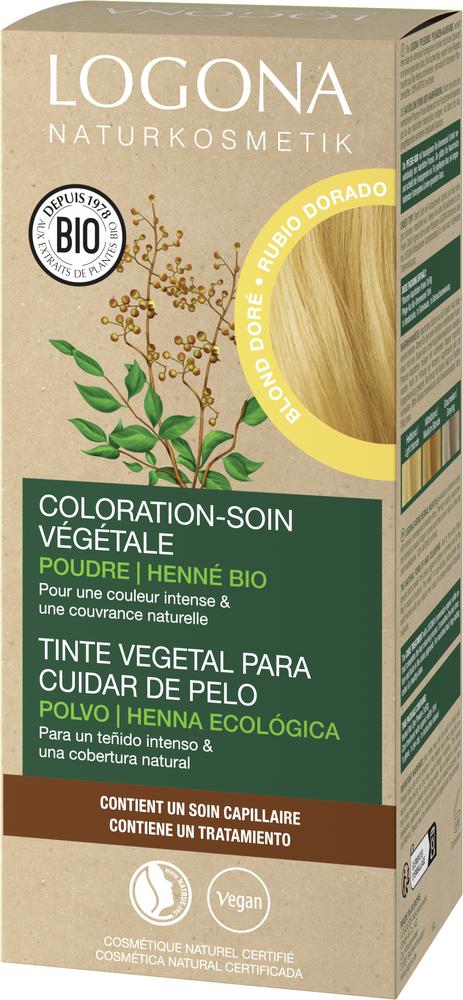 Pflegende Pflanzen-Haarfarbe Pulver 01 Goldblond 100 g
