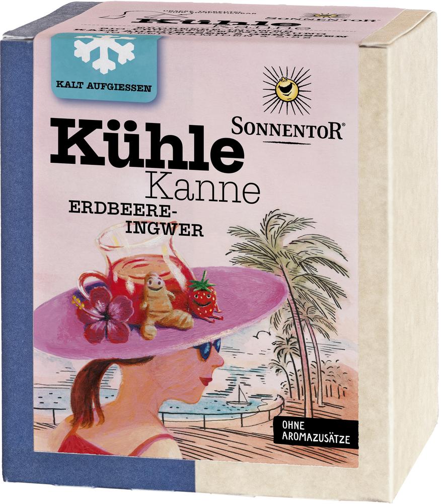 Kühle Kanne Erdbeer-Ingwer Tee 44,8 g
