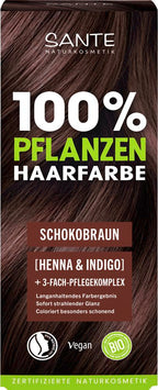 Pflanzenhaarfarbe Pflegekomplex SCHOKOBRAUN 02 100 g
