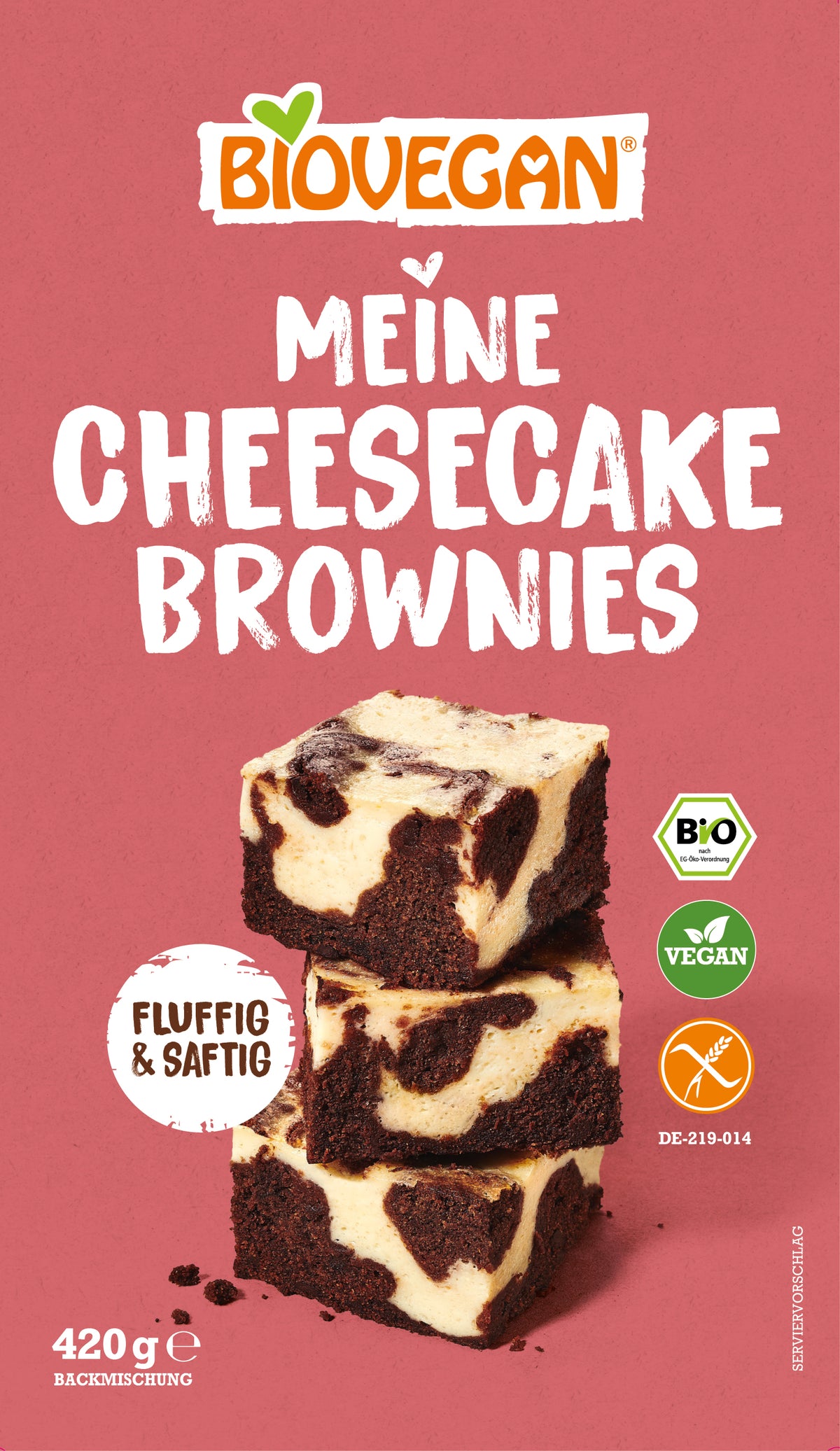 Backmischung Meine Cheesecake Brownies 420 g