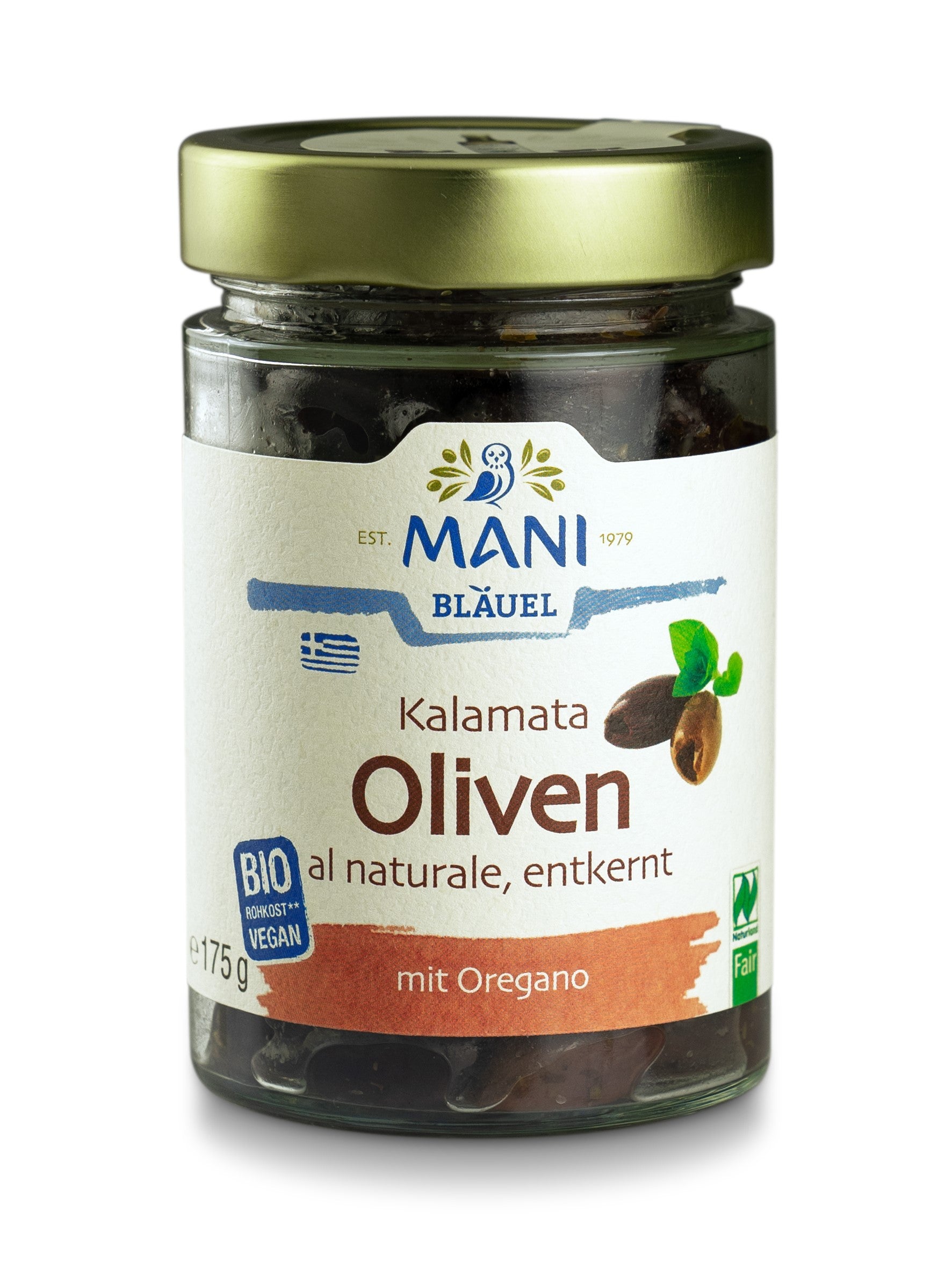 Kalamata Oliven al Naturale, entkernt 175 g