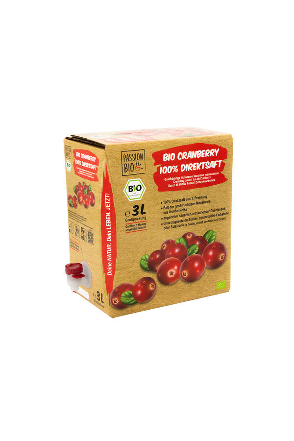 Cranberrysaft 100% Direktsaft 3 l