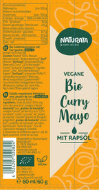 Vegane Curry Mayo mit Rapsöl  Tube 60 ml