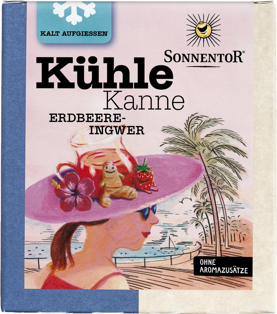 Kühle Kanne Erdbeer-Ingwer Tee 44,8 g