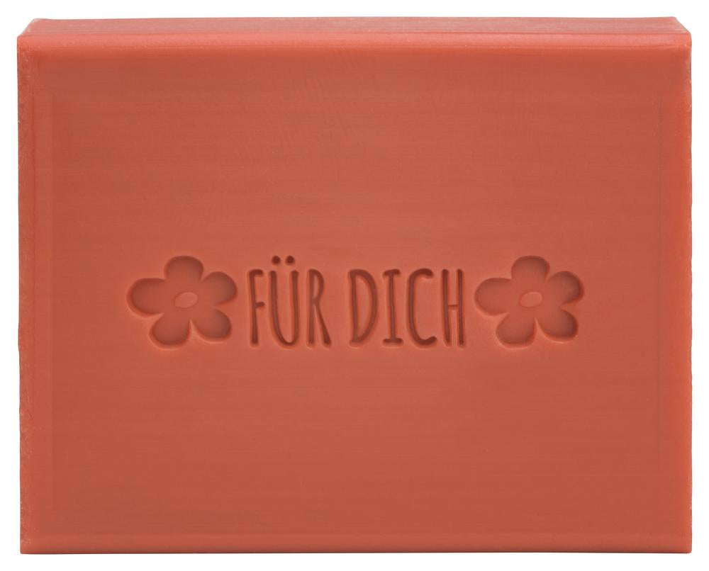 Geschenkseife Für dich! Pflanzenöl Blutorange 120 g