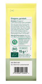 Oregano gerebelt 15 g