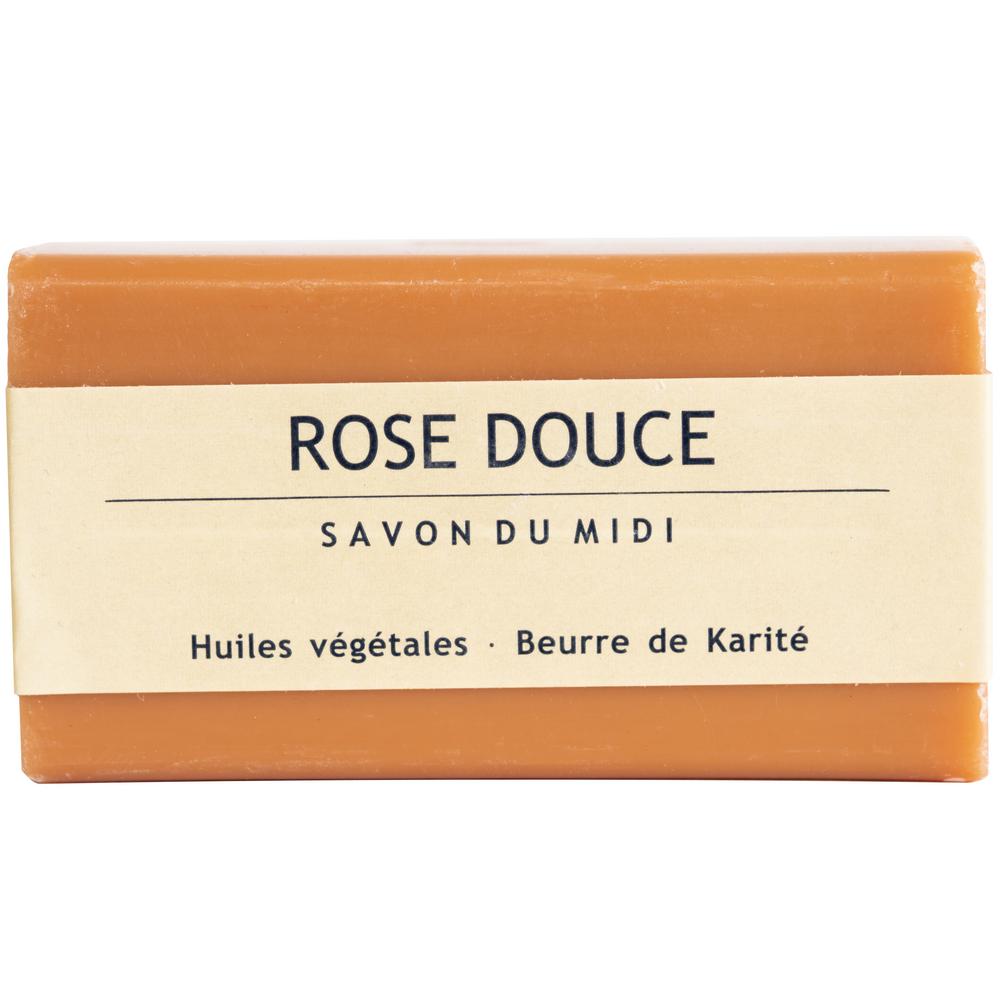 Seife mit Karité-Butter Rose Douce 100 g