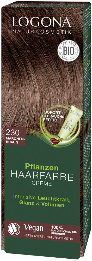 Pflanzen Haarfarbe Creme 230 maronenbraun 150 ml