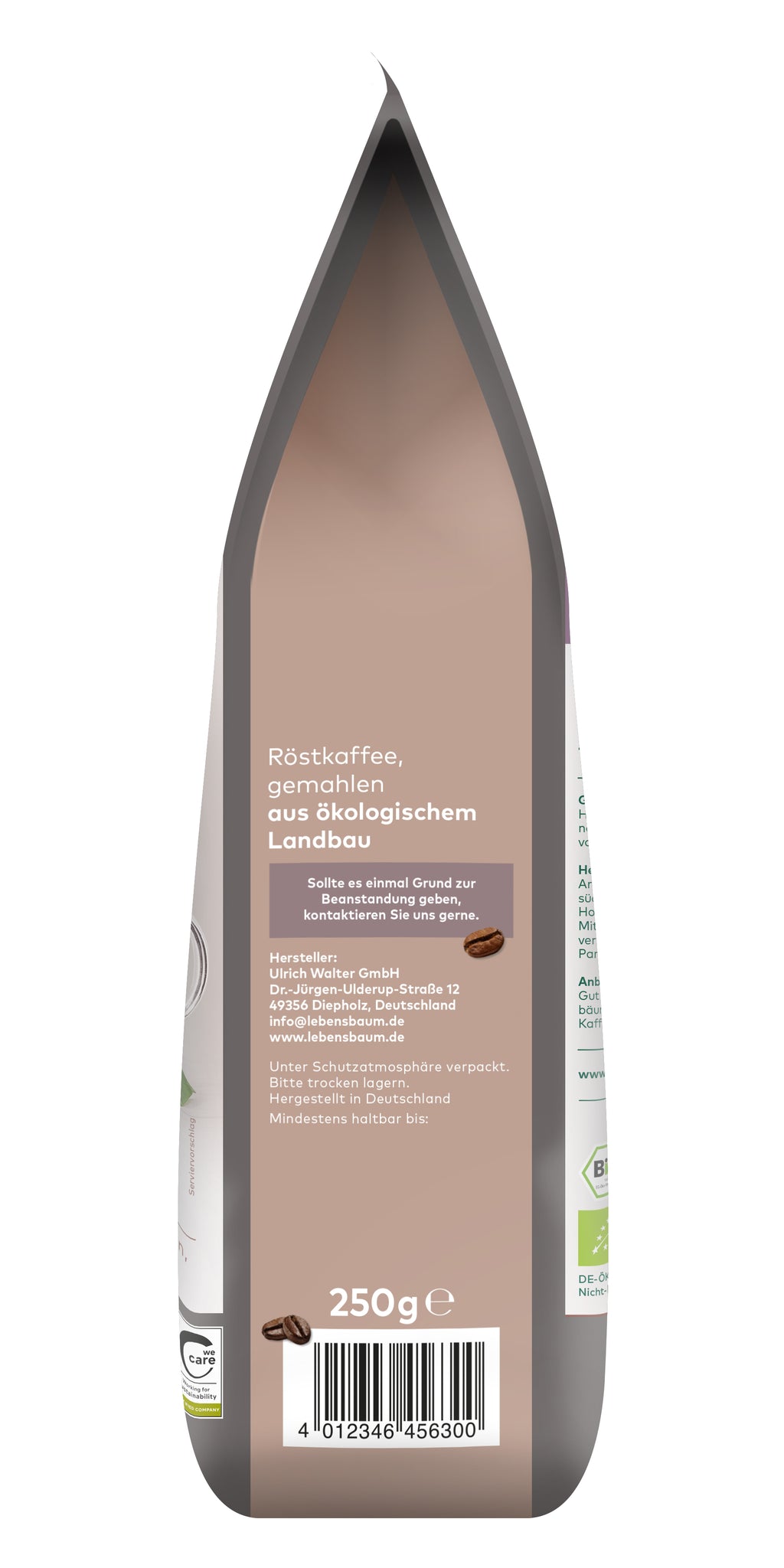 Espresso minero gemahlen 250 g