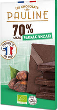 Dark Chocolate 70% Origin Madagascar sugars-free 80 g