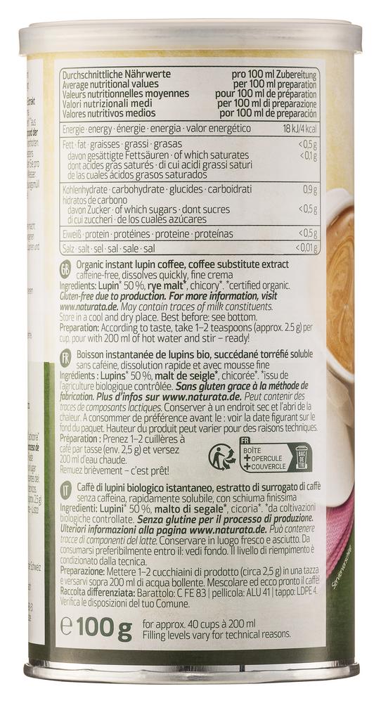 Lupinenkaffee Instant Dose 100 g