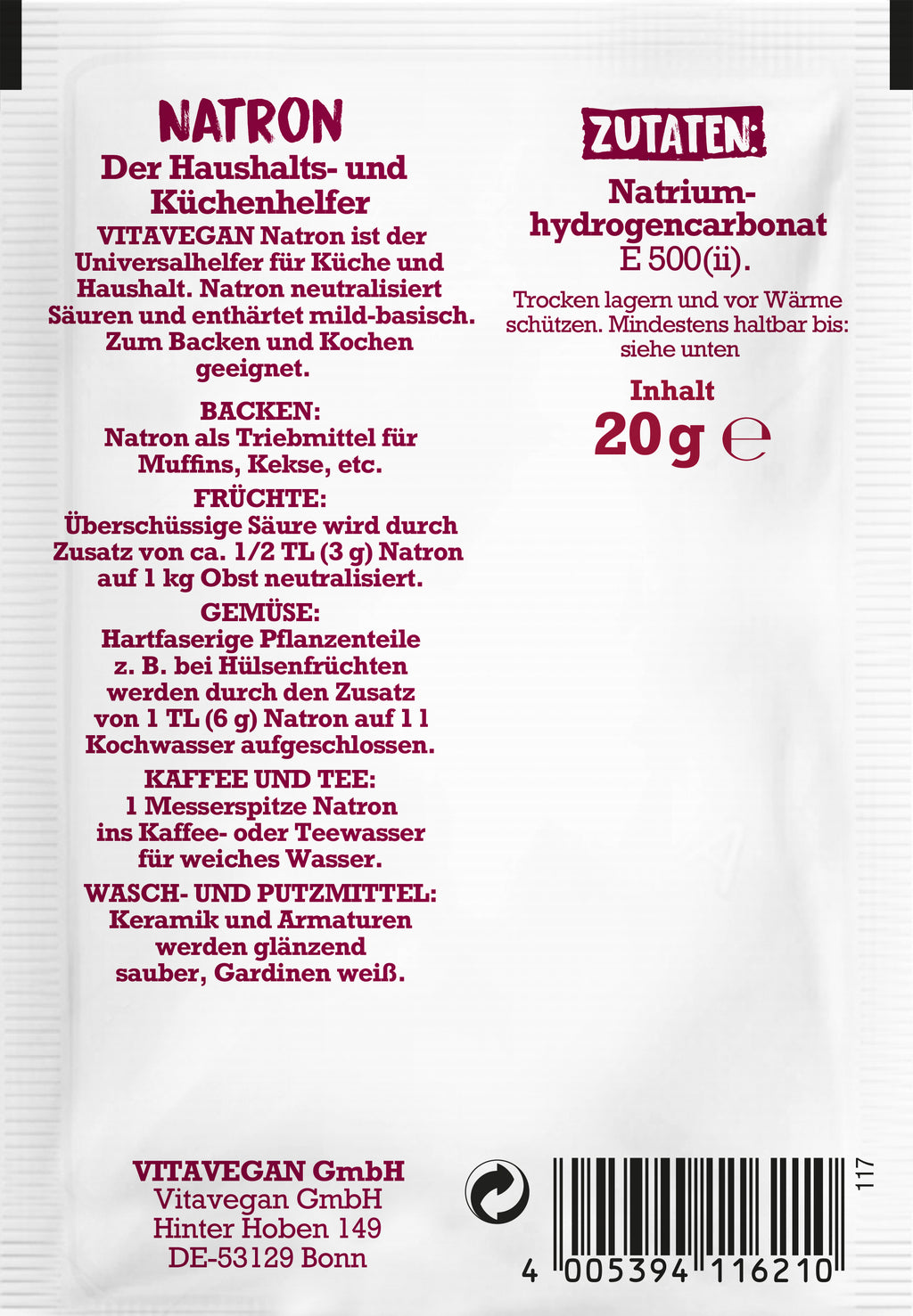 Natron 20 g