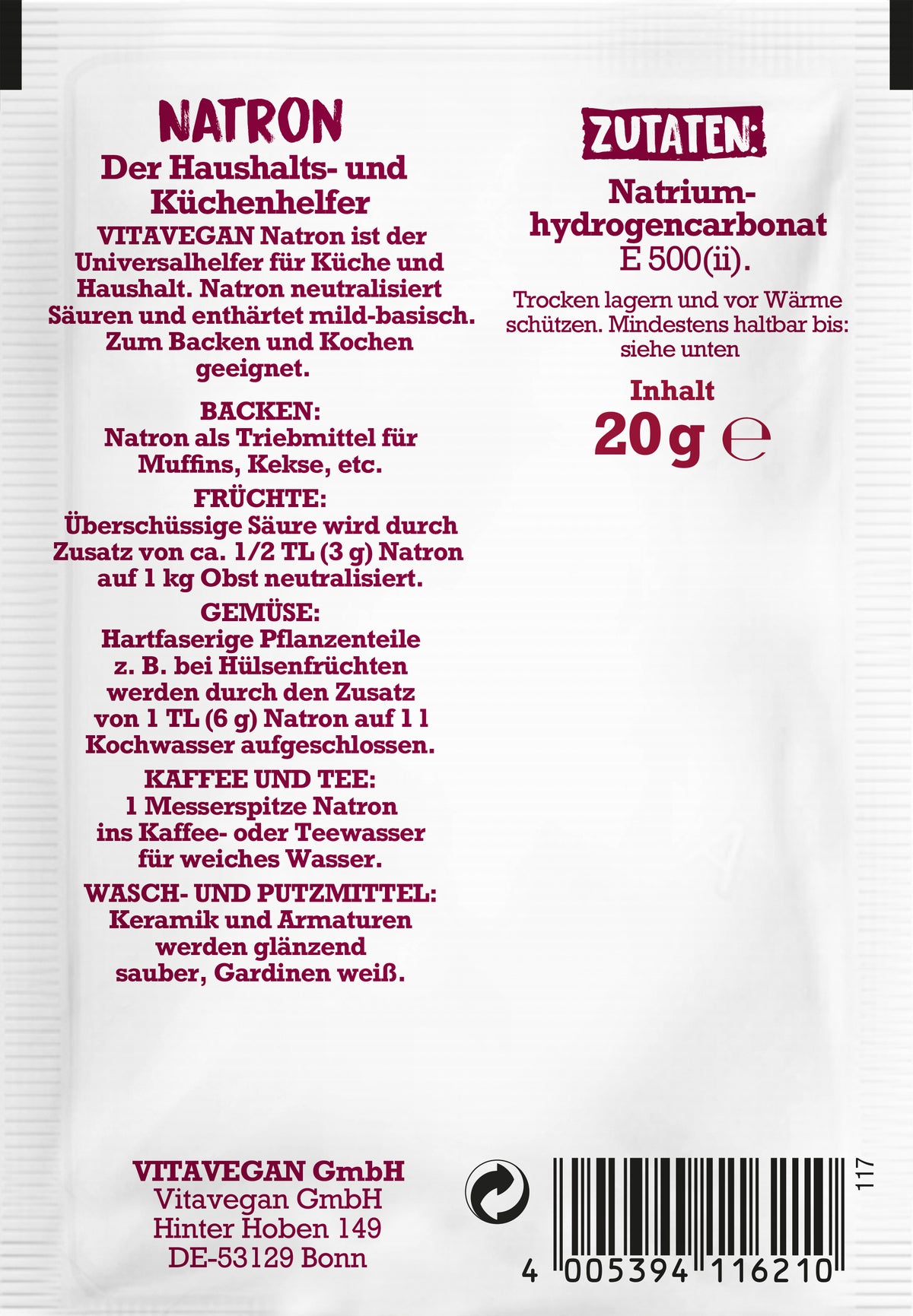 Natron 20 g