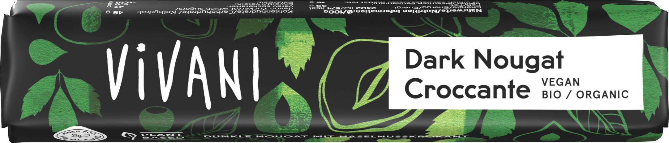 Dark Nougat Croccante Riegel 35 g