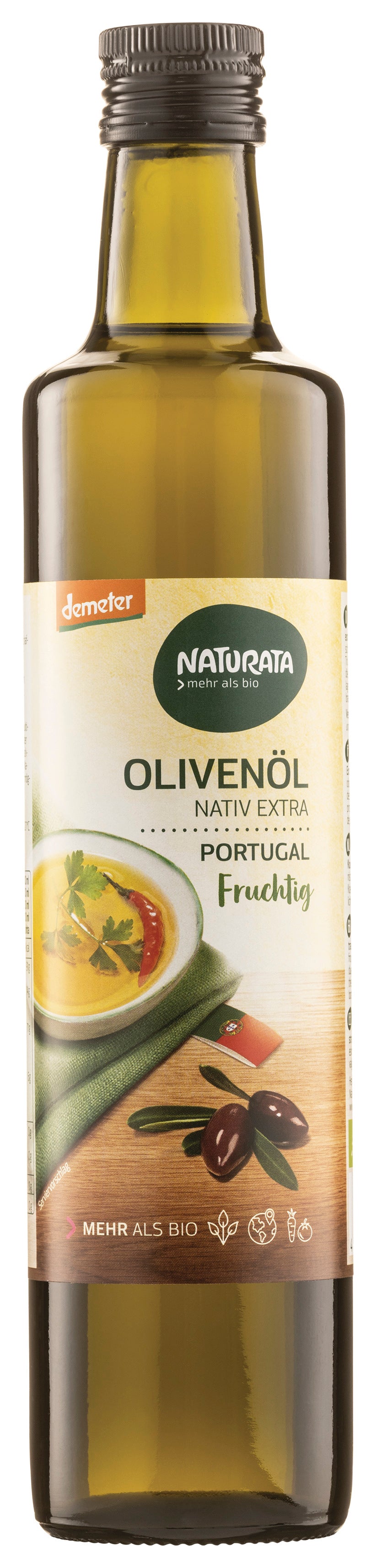 Olivenöl Portugal Risca Grande demeter nativ extra 500 ml