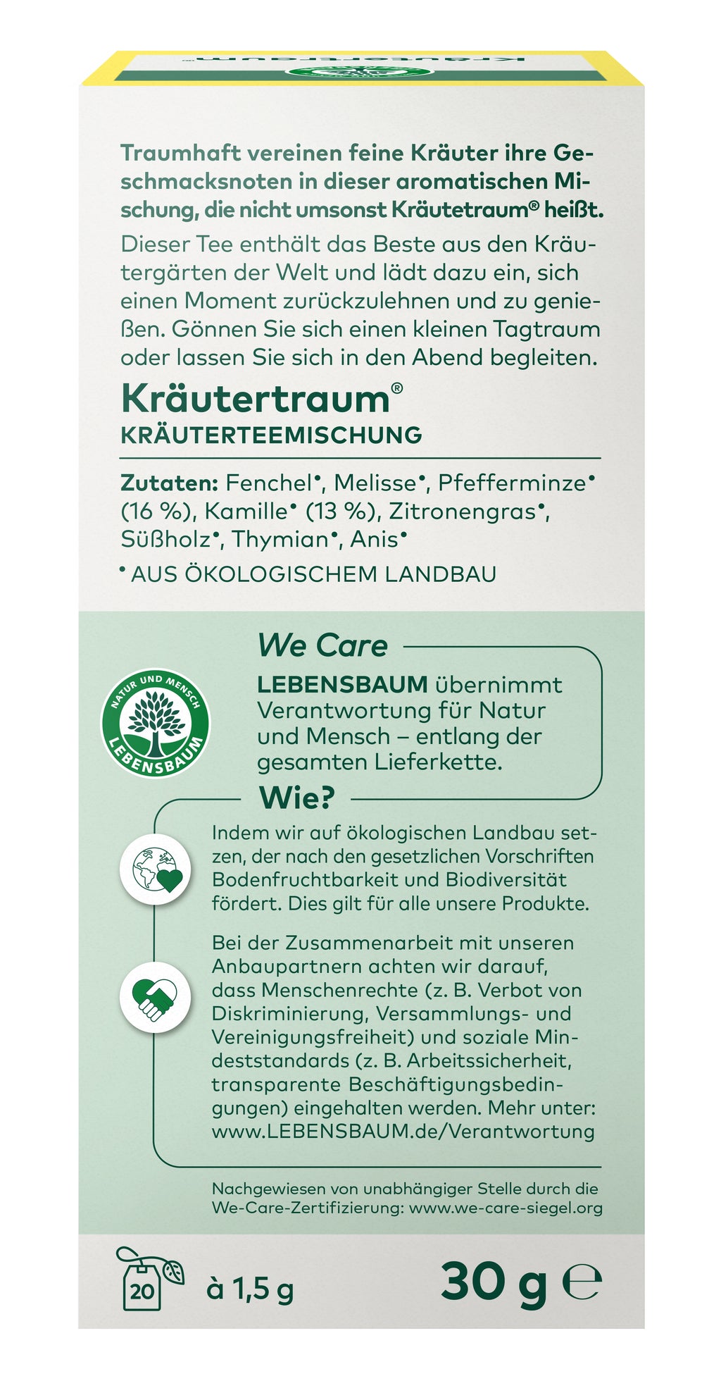 Kräutertraum Kräutertee 30 g