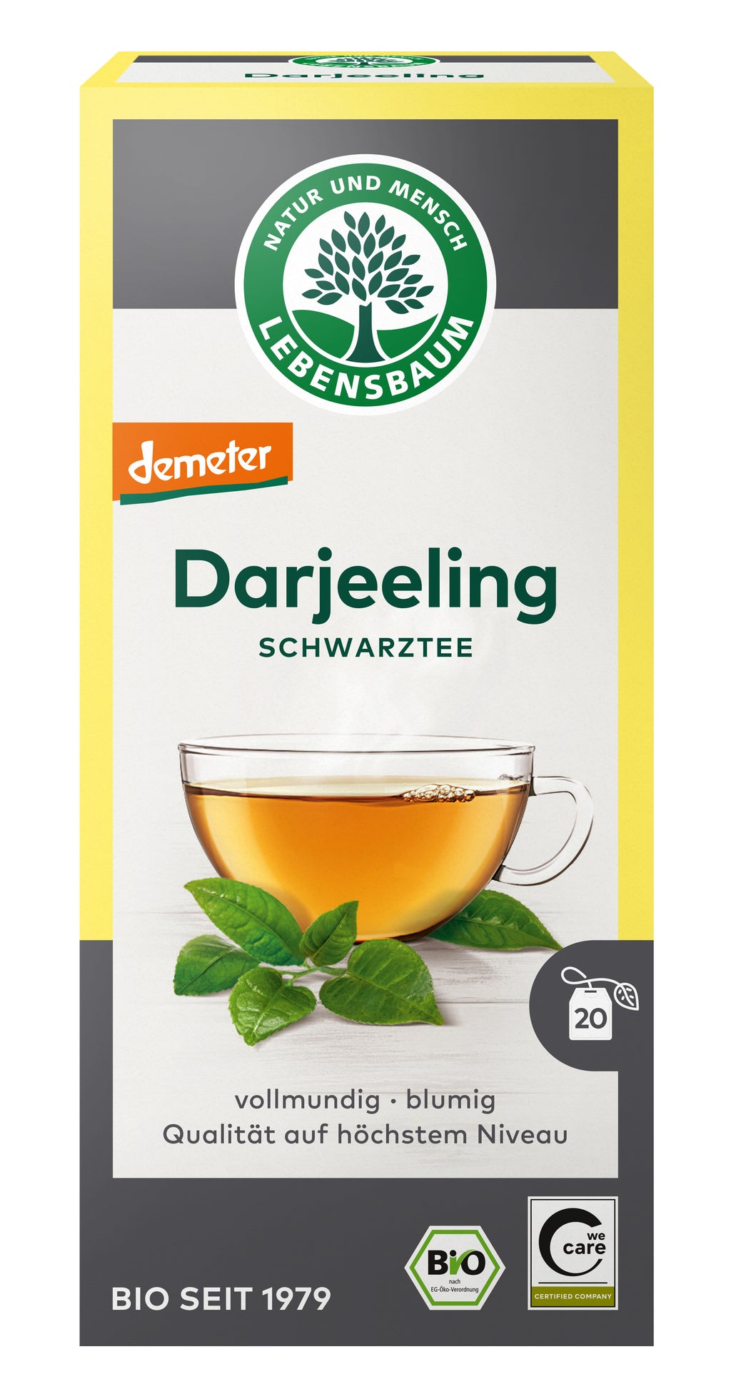 Darjeeling Schwarztee demeter 40 g