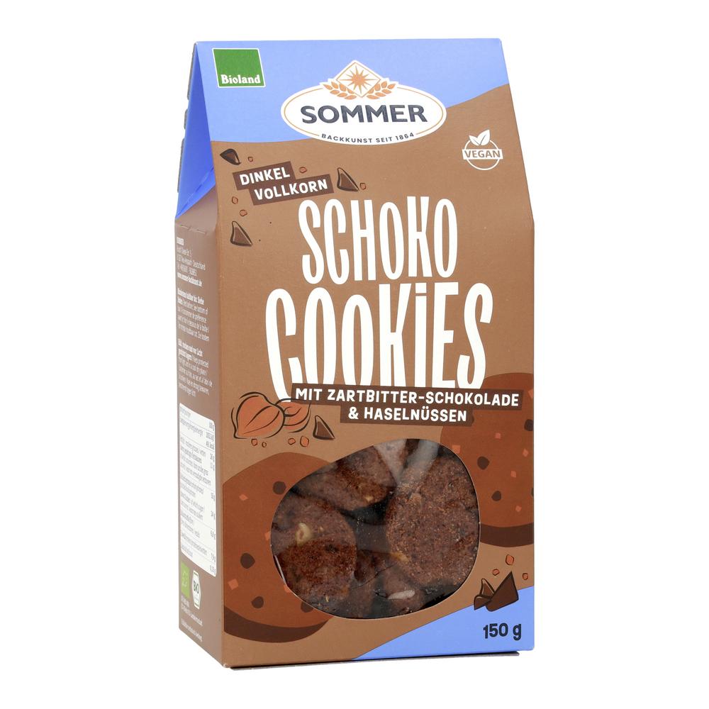 Schoko Cookies VK-Dinkel mit Zartbitter 150 g