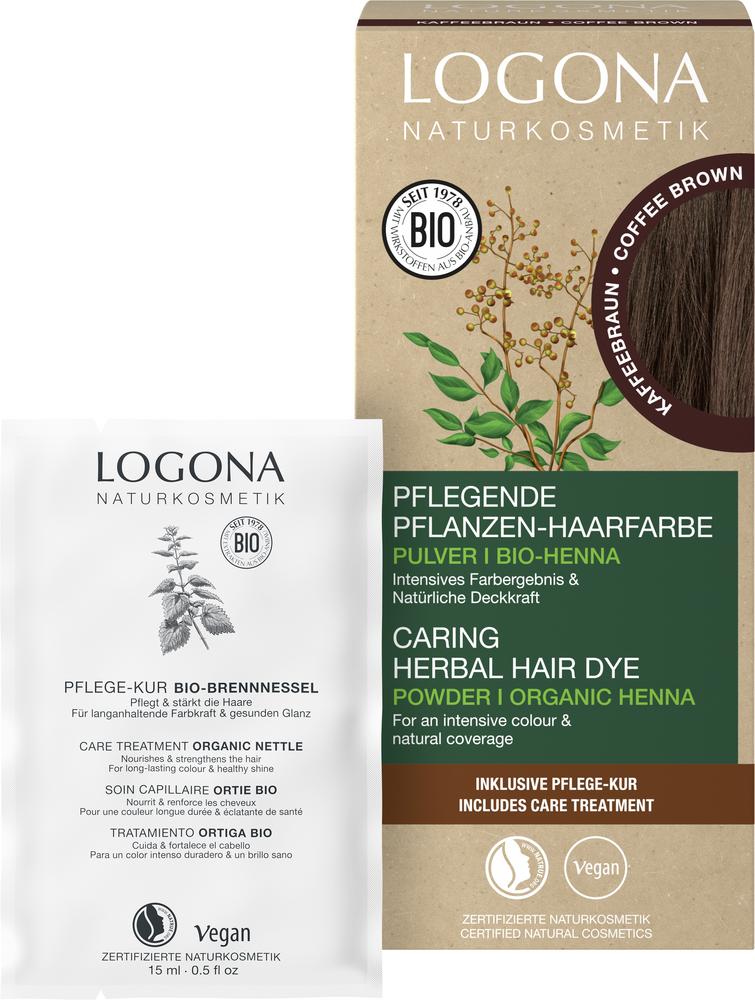 Pflegende Pflanzen-Haarfarbe Pulver 10 Kaffeebraun 100 g