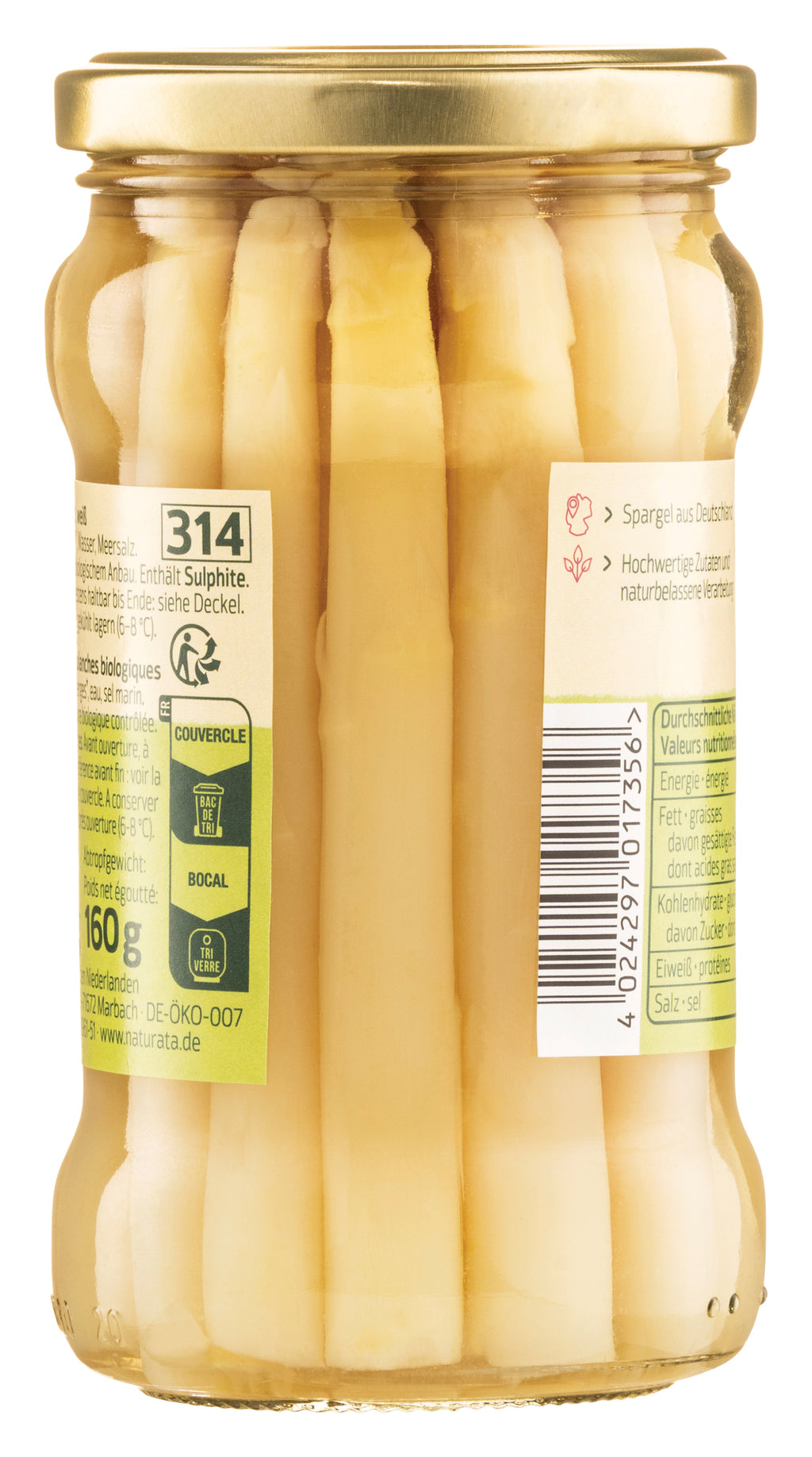 Spargel weiß 280 g